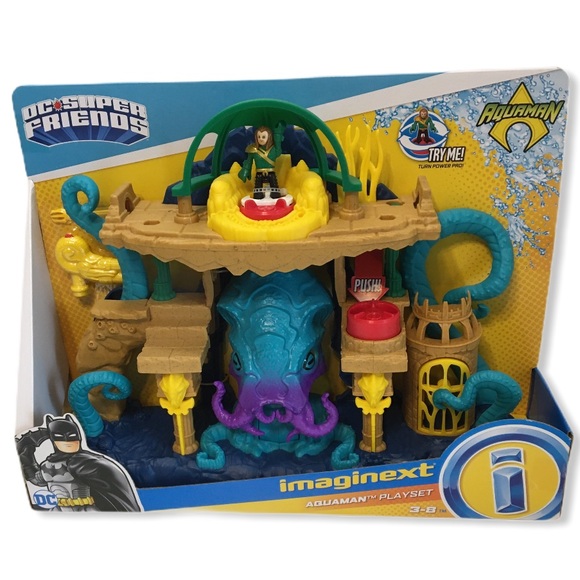 imaginext dc super friends aquaman playset